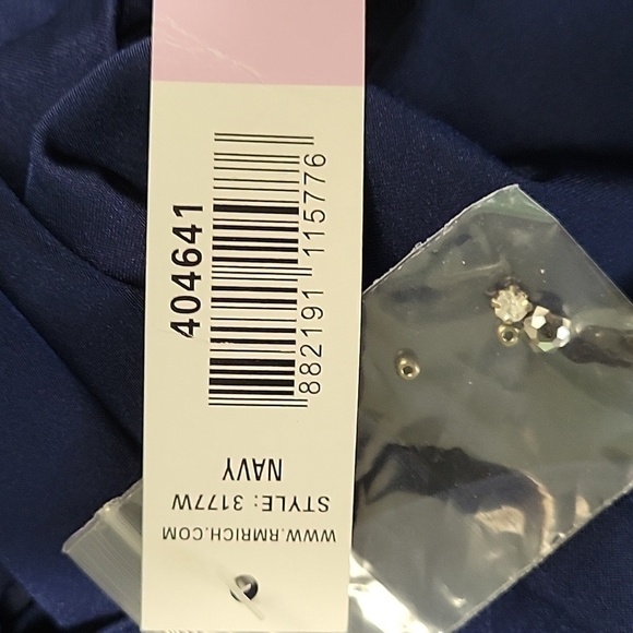 R&M Richards Blue Ruffle Dress with Shoulder Details Size 22W - Picture 11 of 14